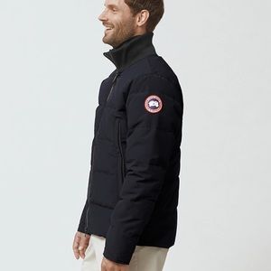 Authentic Canada Goose Navy Woolford Puffer Jacket, XL